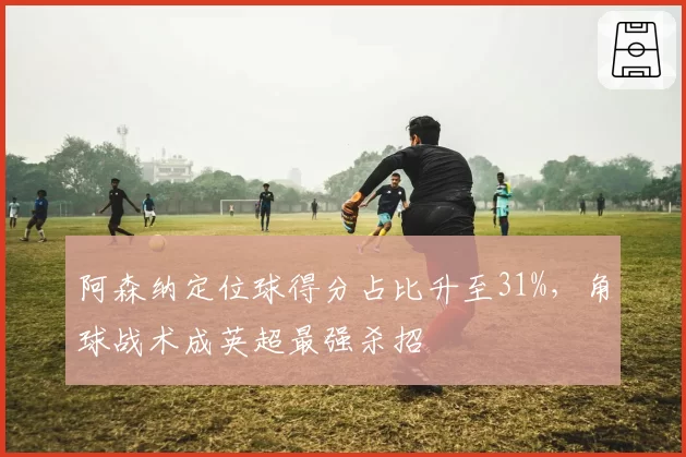 阿森纳定位球得分占比升至31%，角球战术成英超最强杀招